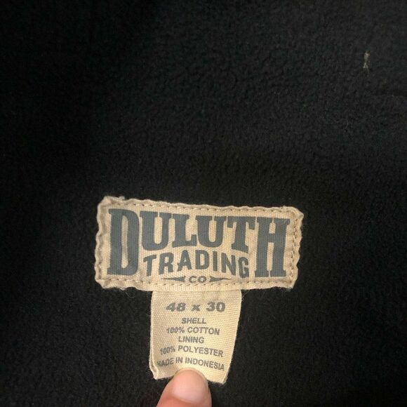 Duluth Trading Co Size 48x30 (45x22.5) Fire Hose Canvas Pants HEAVY Fleece Lined - Picture 11 of 12